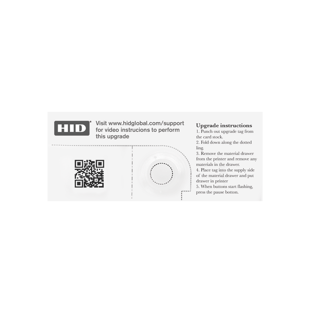 Tag para habilitar módulo de volteo de tarjetas para impresora DTC1500 / Configurable en Campo