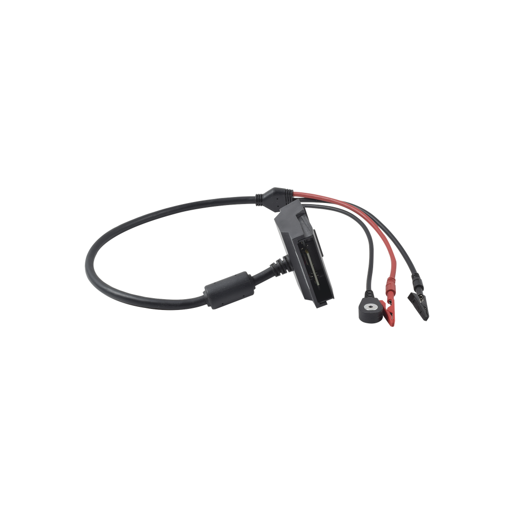 Universal alligator clip adapter for CADEX C7X00 series analyzers.