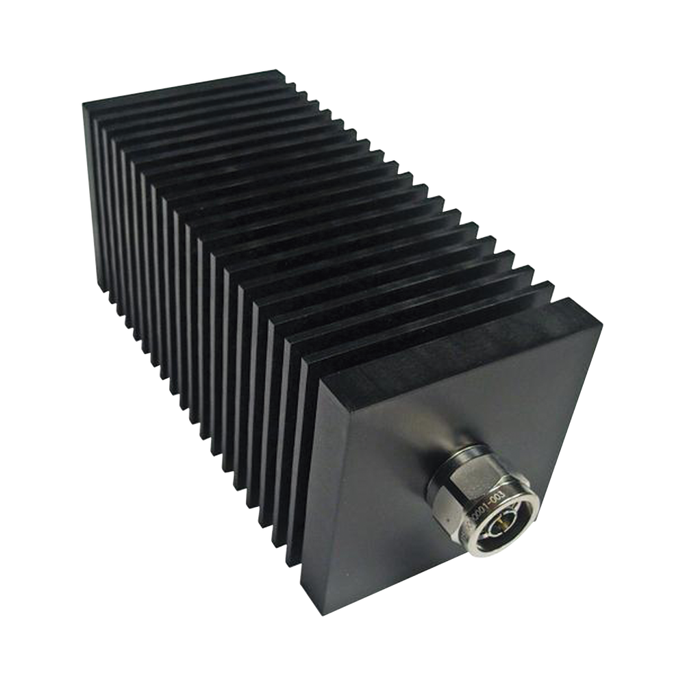 Carga Terminal Fantasma Cuadrada de 50 Ohm, 100 Watt, Conector N Macho.
