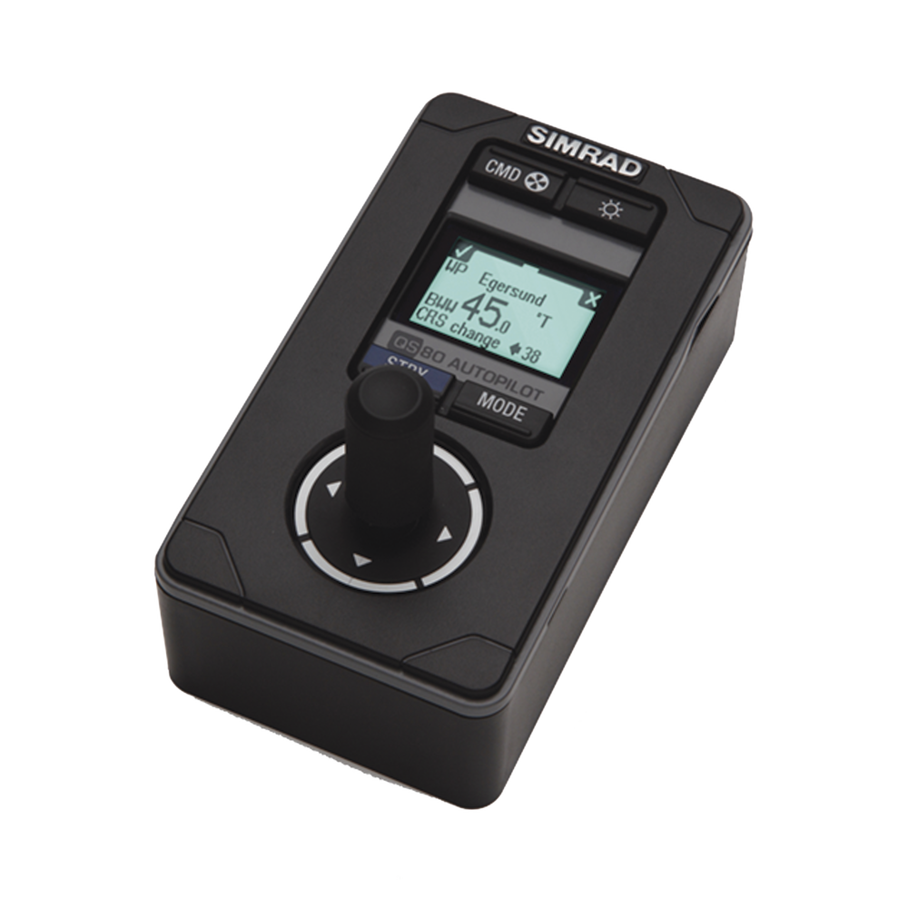 QS80 unidad remota con pantalla para control remoto de pilotos automáticos.