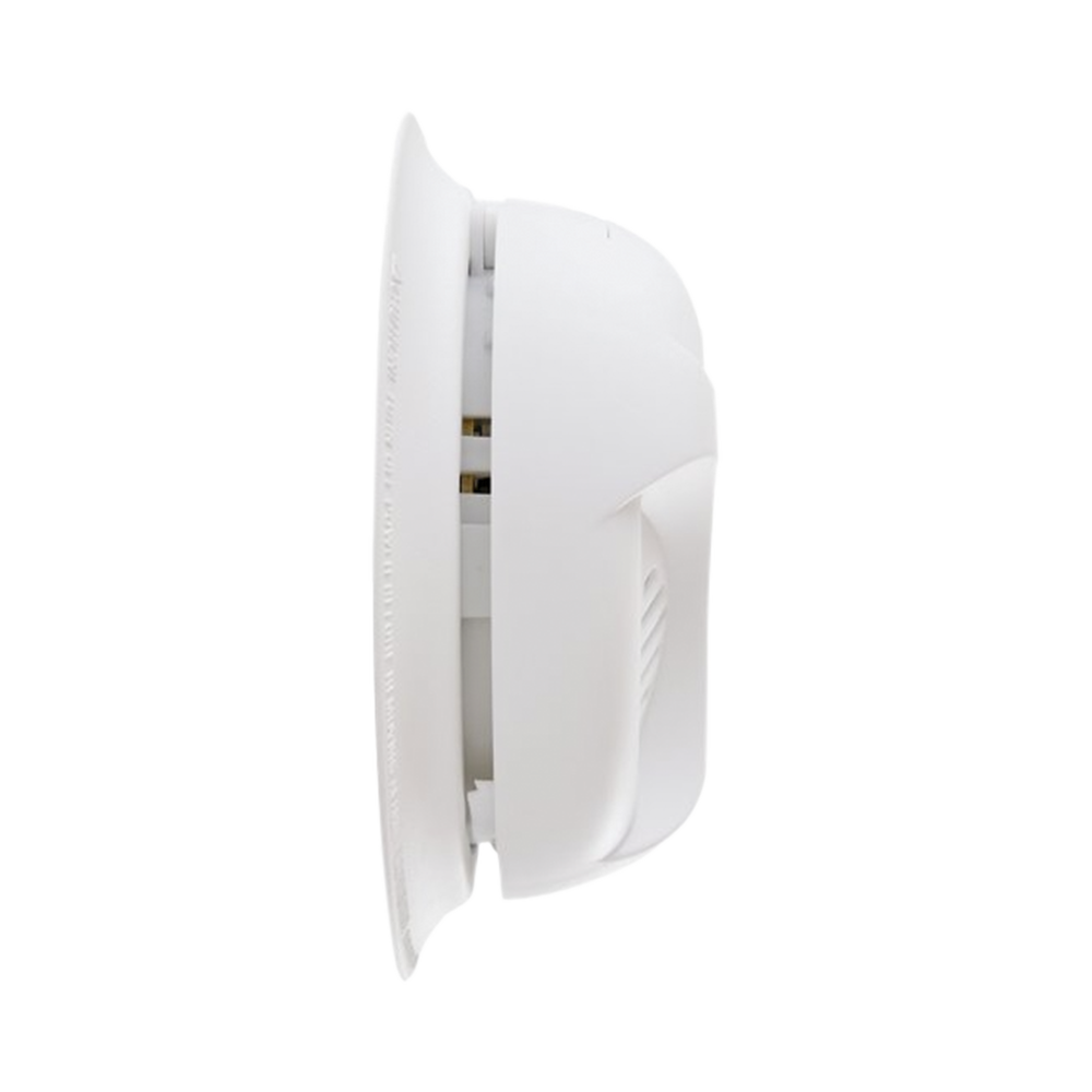 Smoke detector, stand-alone, photoelectric, with silence button