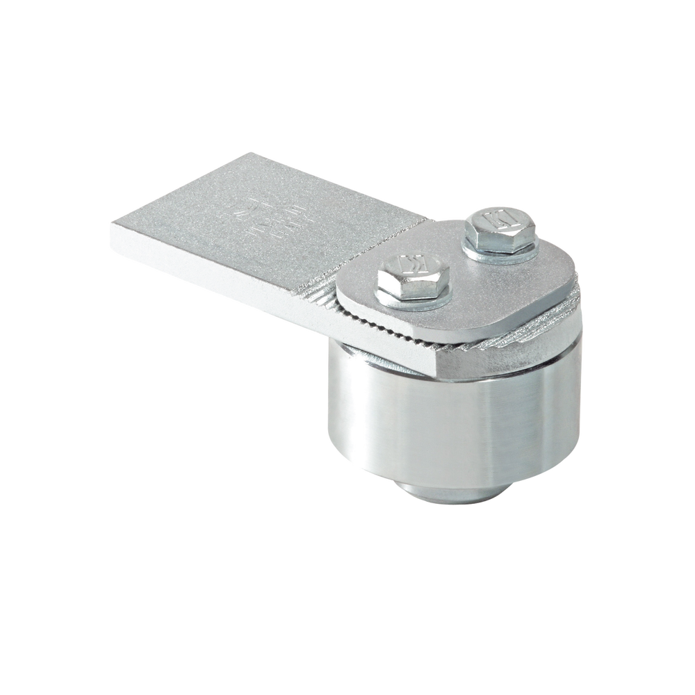 (85G) - Bisagra superior ajustable grande / Para puertas de hasta 1400 lb (650 kg) por par / Para soldar / 2-11/16" de diámetro / Galvanizada