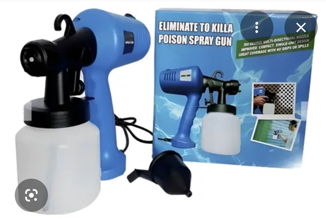 Pistola pintura caja azul