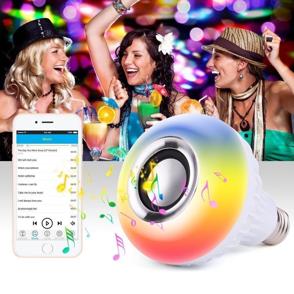 Bombillo Parlante Bluetooth Multicolor R
