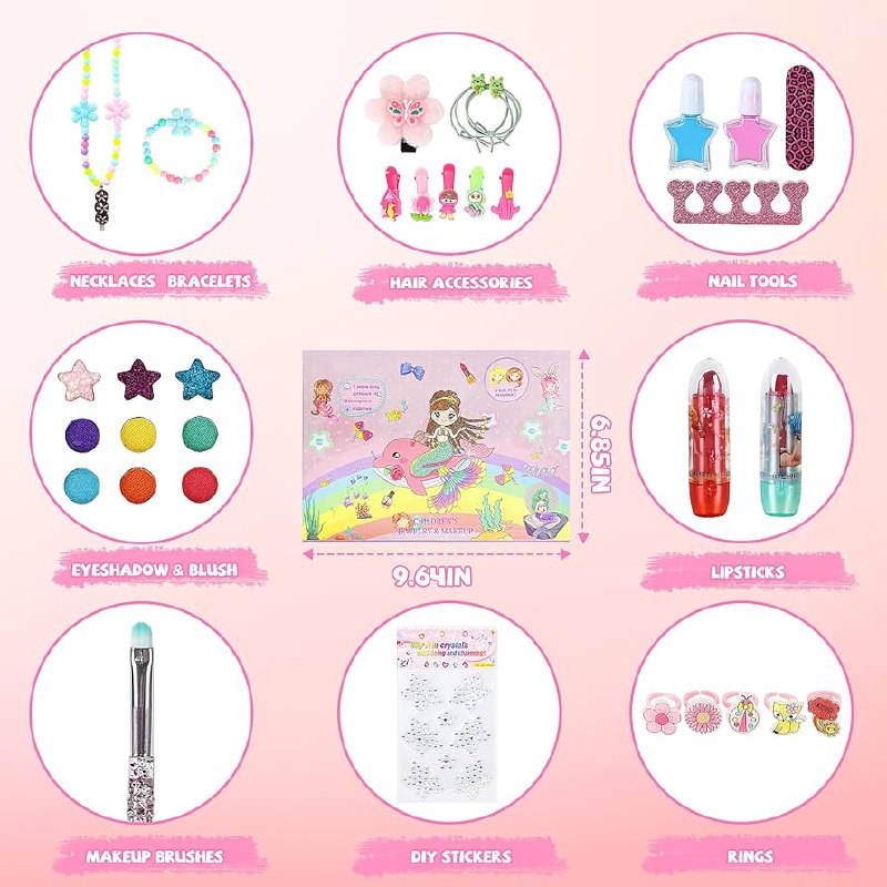 Kit de maquillaje sirena