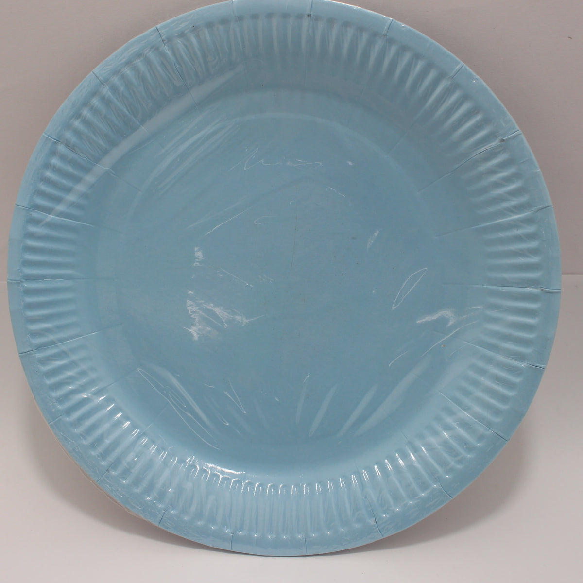 Plato azul cielo 23cm x 10 unidades
