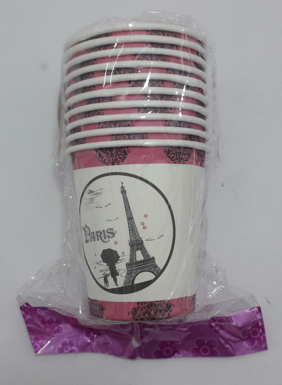 Vaso tematico torre paris blanco x10