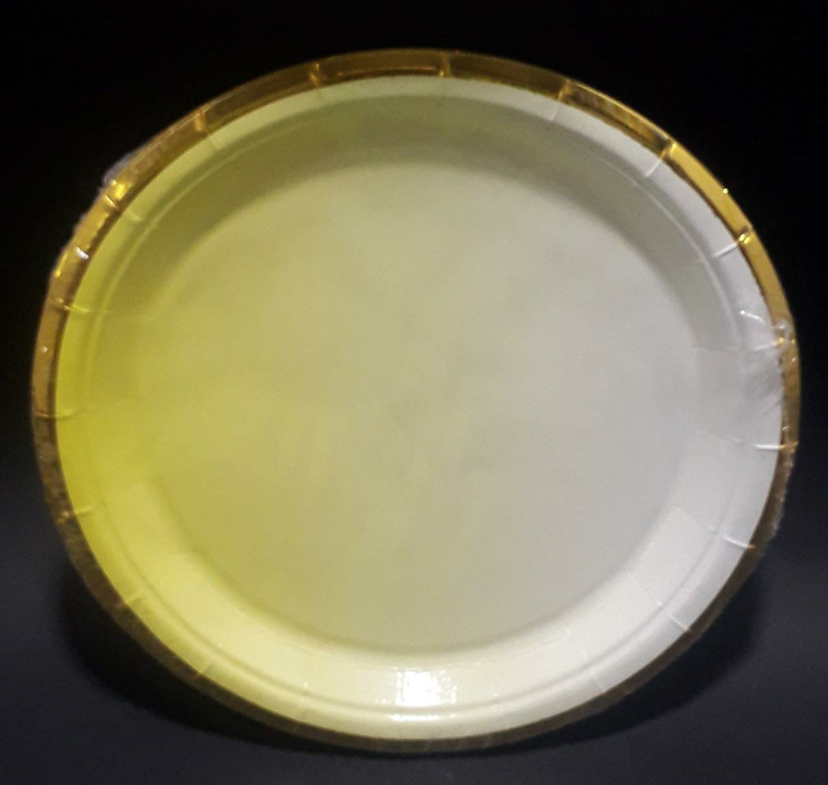 Platos amarillo desvanecido 18cm X 10