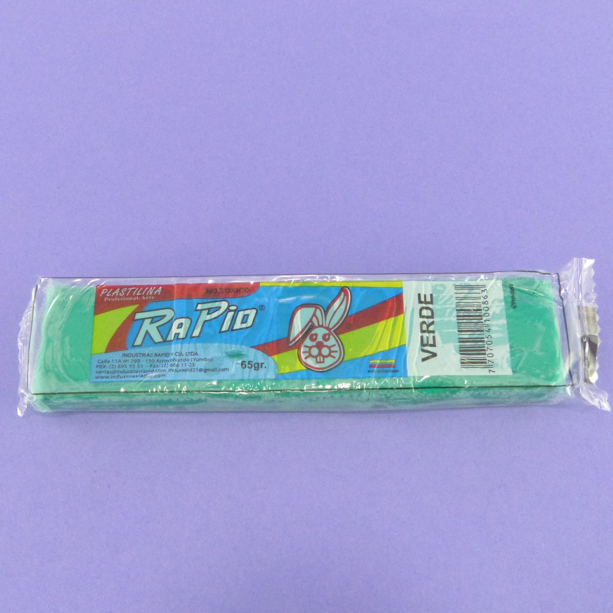Plastilina rapid 65 gr verde