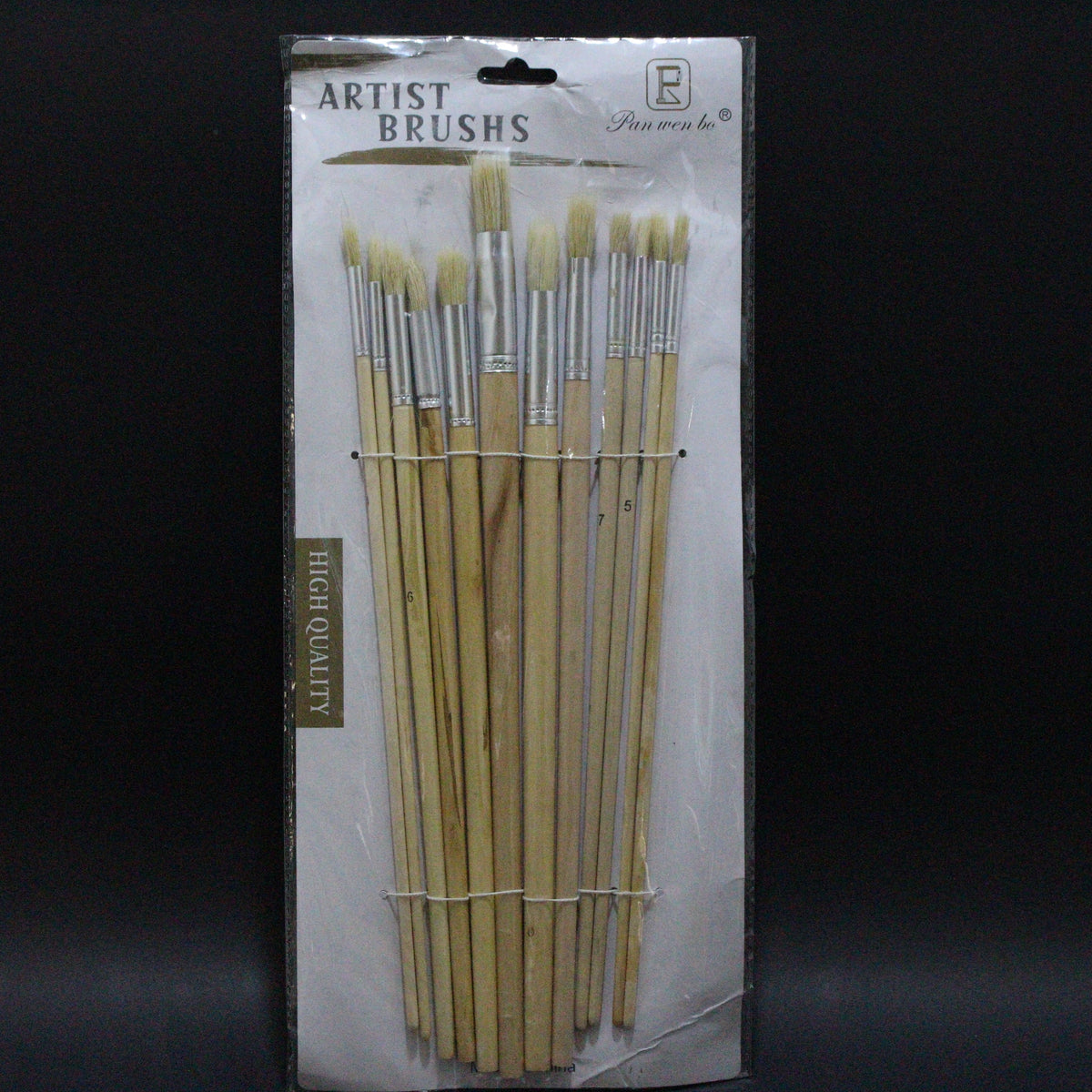 Set pincel redondo x12