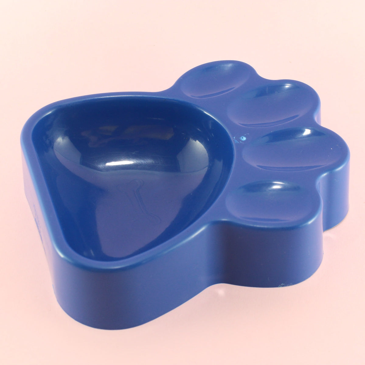 Comedero plastico para perro huella