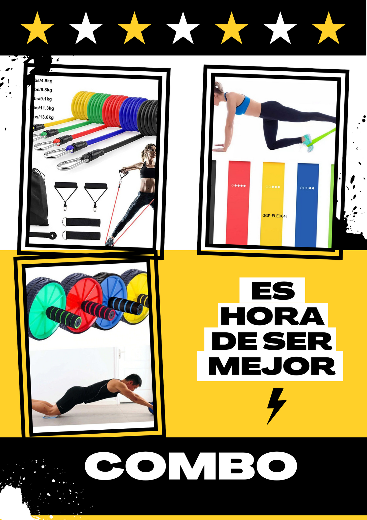 Combo bandas tub + rueda abd + bandas x5