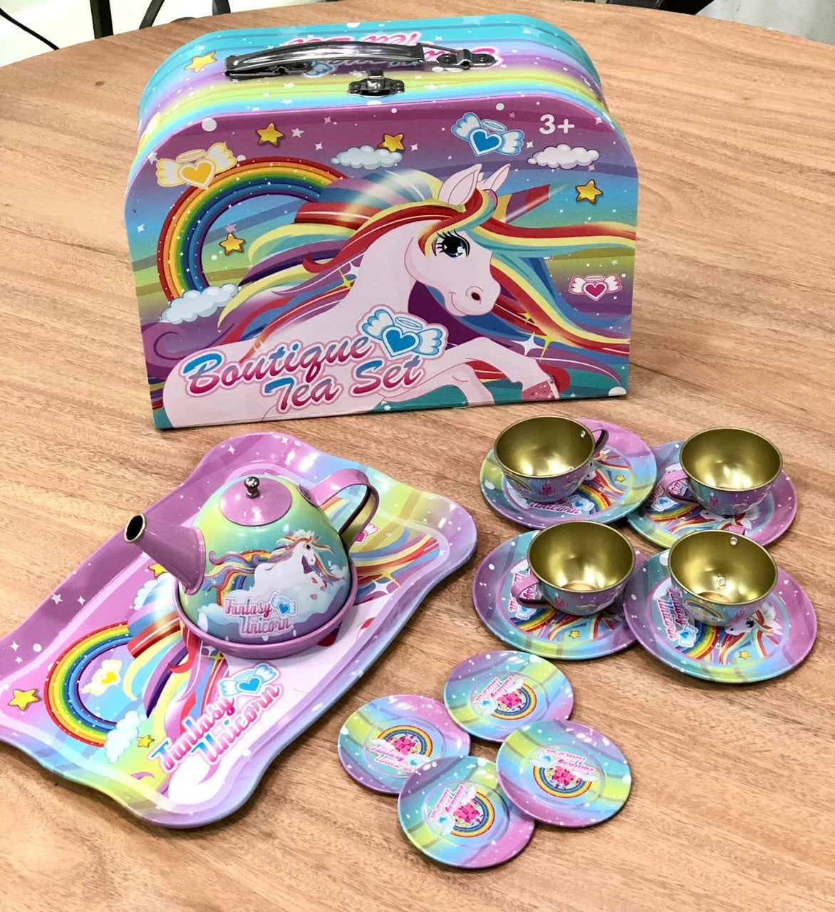 Set javillas de juguete para té de niñas
