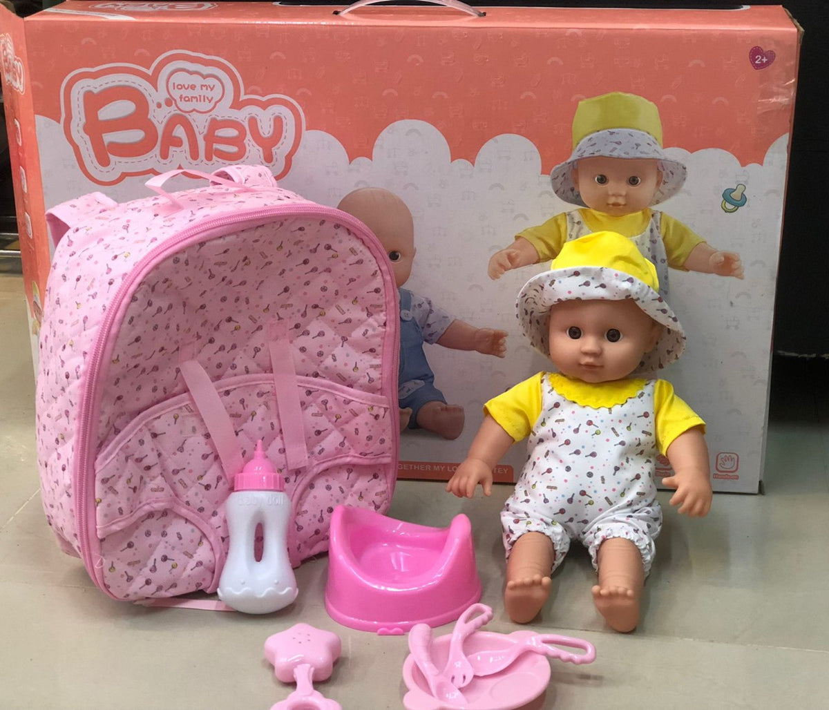 Juguete Kit De Bebe Con Maletin Y Acceso