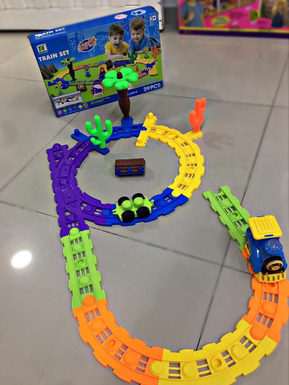 Pista de niños tren medida 1 metro