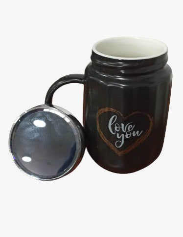 Mug Tapa Espejo Pareja Duo Taza Regalo