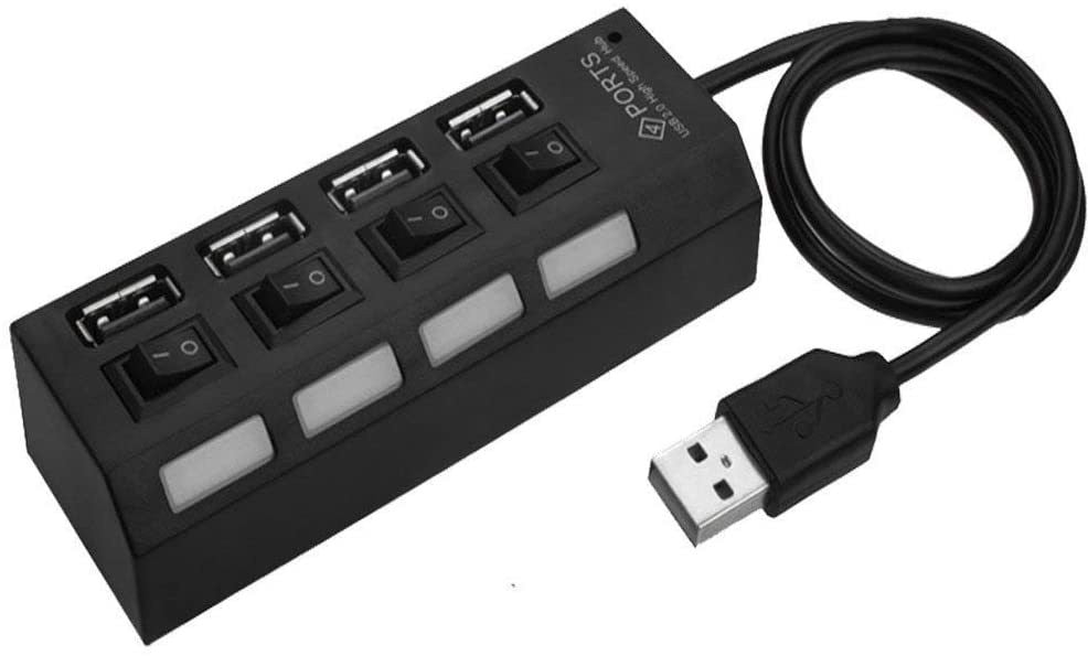Multitoma usb con 4 puertos 2.0