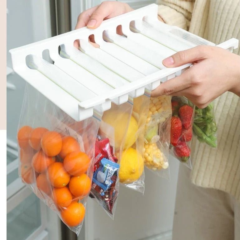Organizador De Refrigerador Con 10 Bolsa