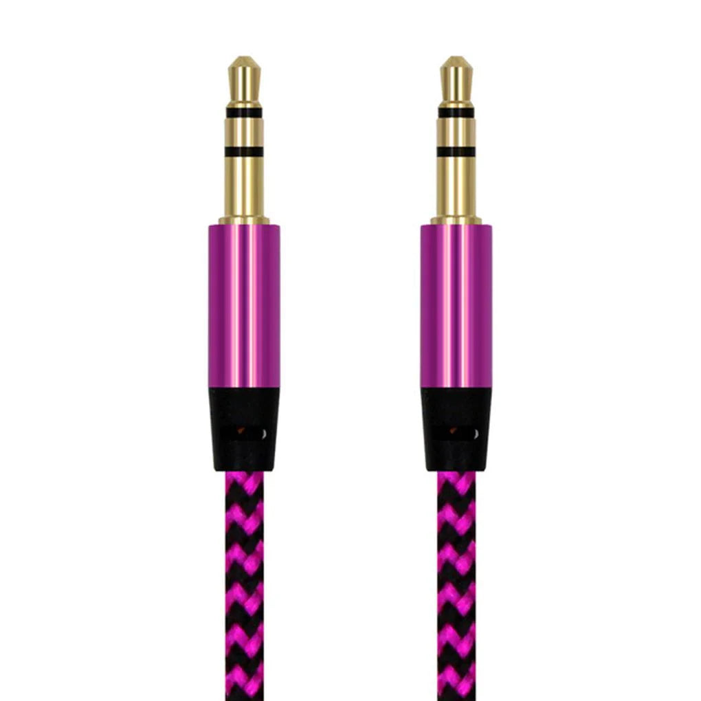 Cable audio estéreo 1x1 auxiliar doble