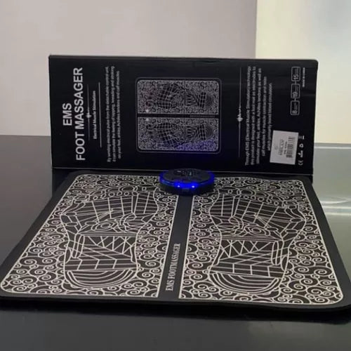Tapete masajeador de pies electrodos usb