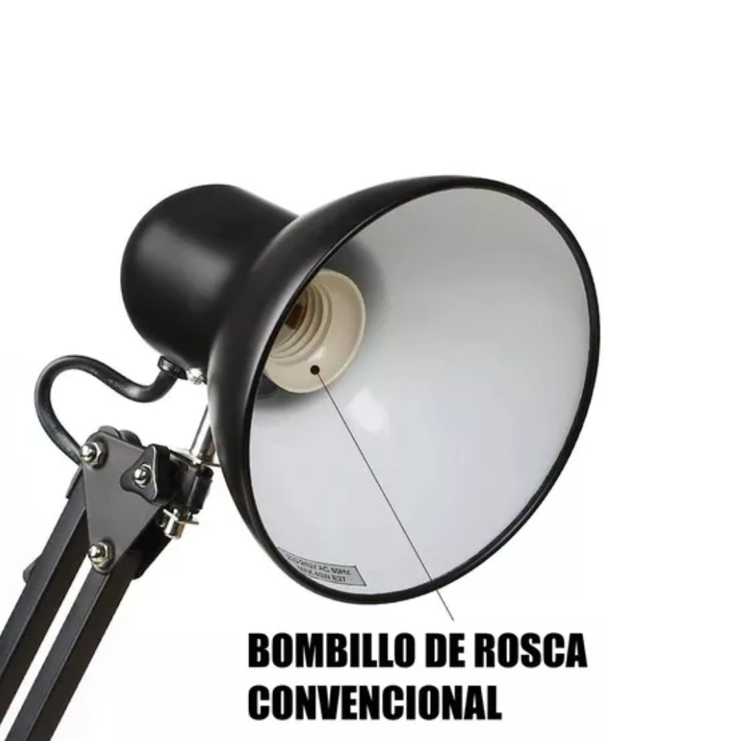 Lampara De Mesa Escritorio Brazo Flexibl