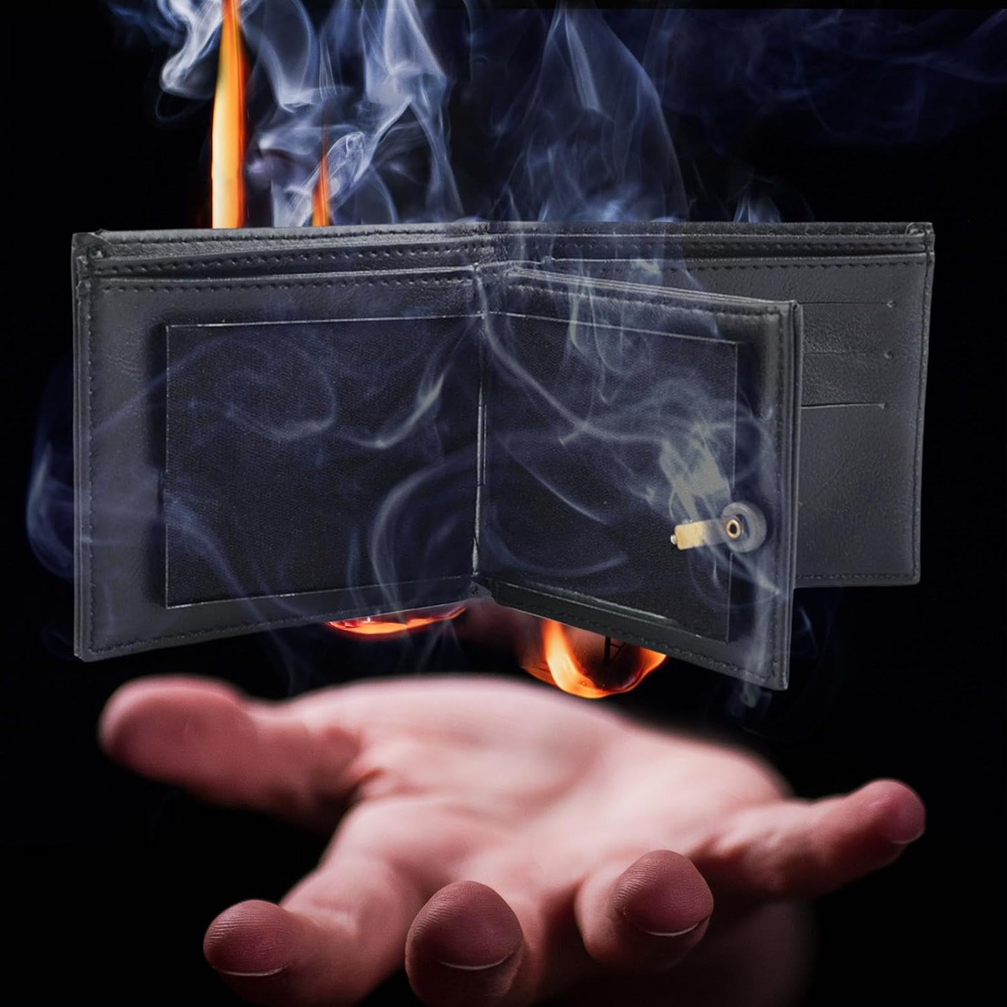 BILLETERA CON FUEGO