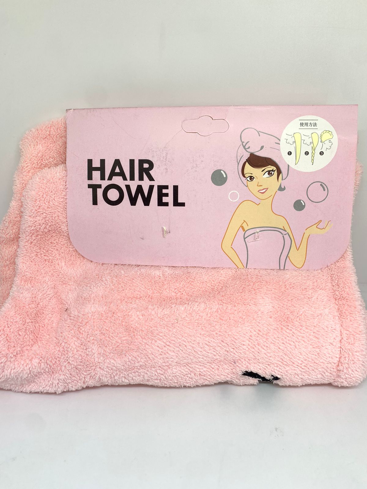 Toalla diseños Cabello Microfibra Pequeñ