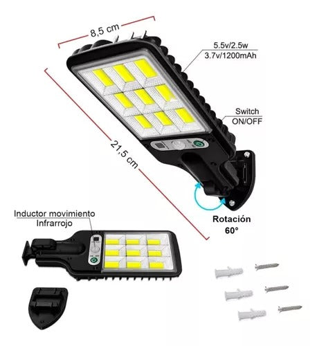 Luz Solar de Seguridad Sensor movimiento