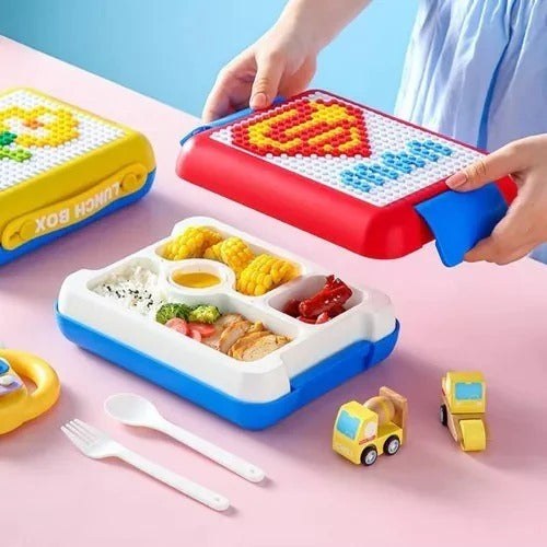 Lonchera Infantil Creativa Tipo Lego