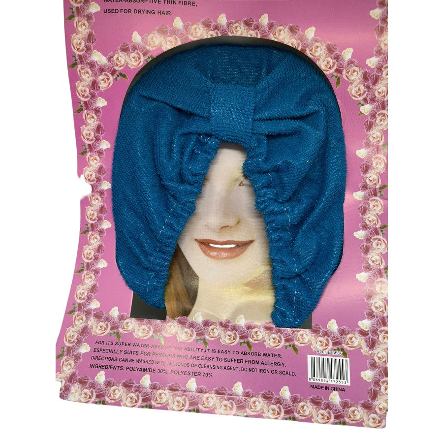 Gorro de toalla de microfibra