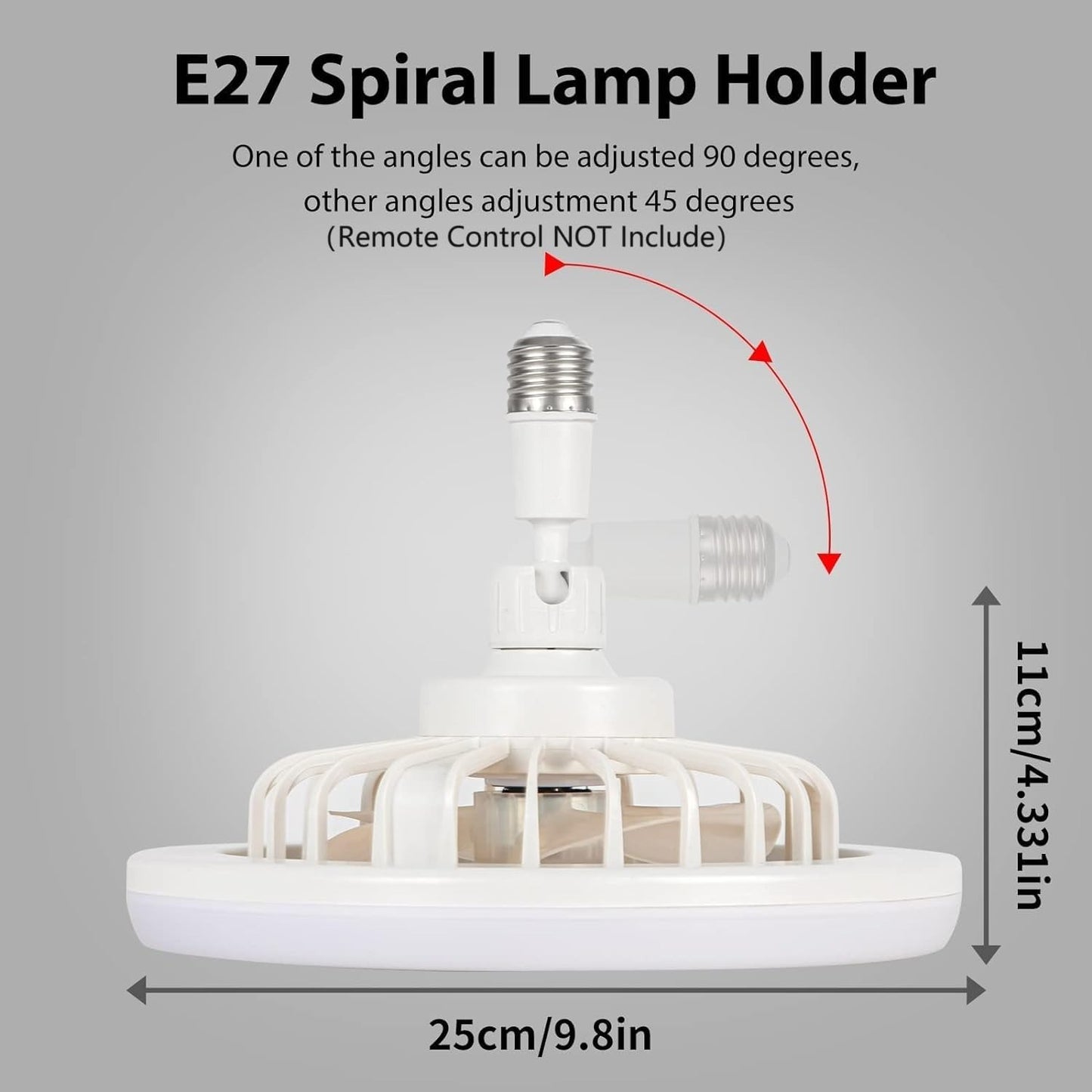 BOMBILLO CON VENTILADOR