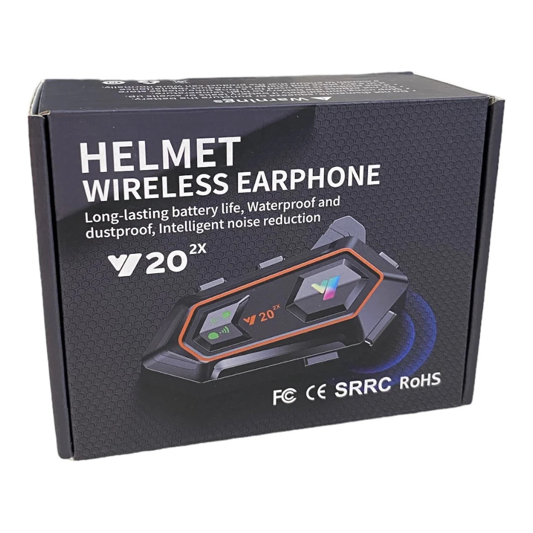 Intercomunicador de Casco Moto Y20 2x