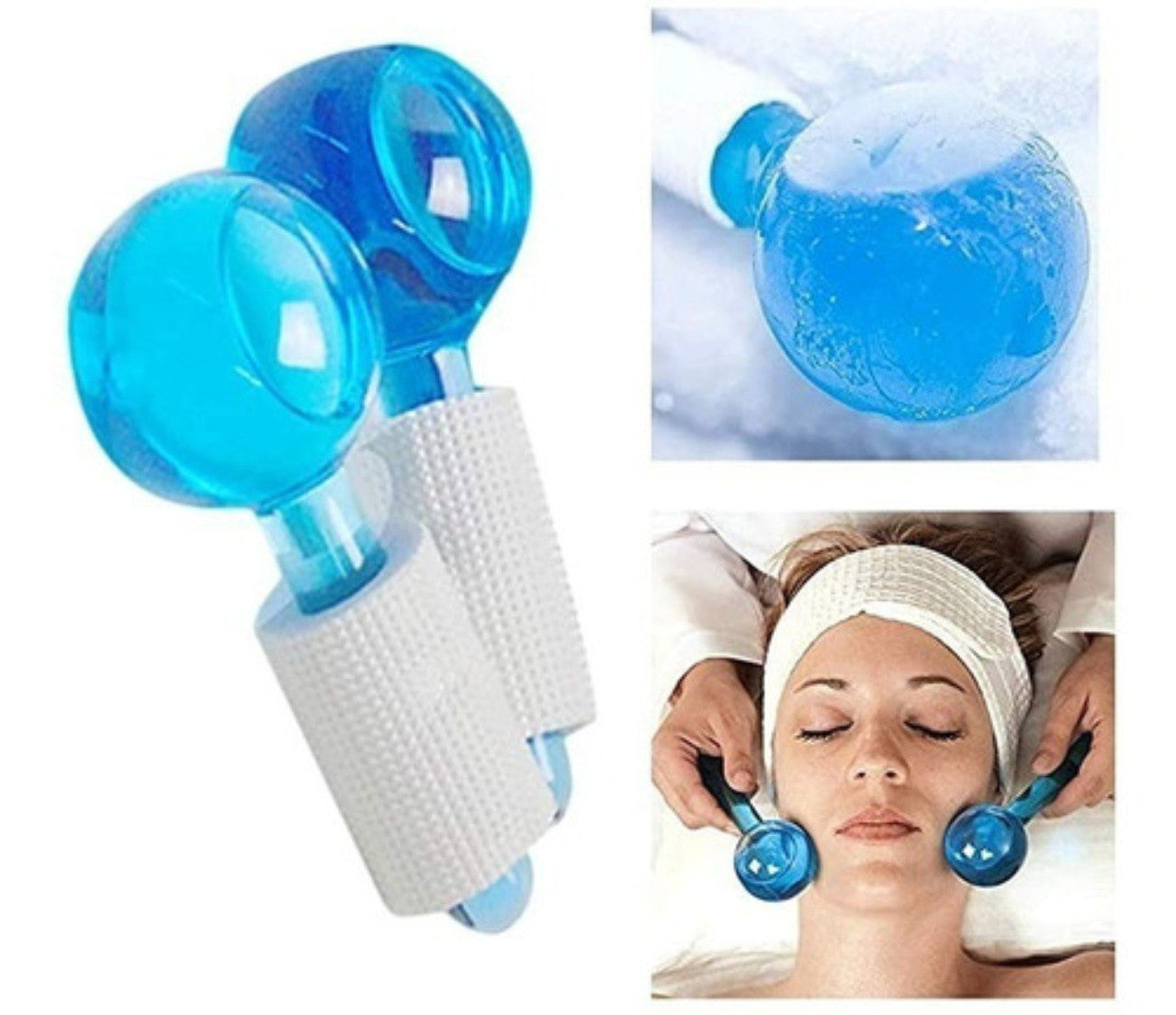 Globos De Hielo Facial: 2 Rodillos