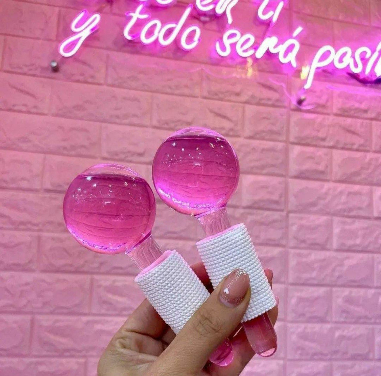 Globos De Hielo Facial: 2 Rodillos