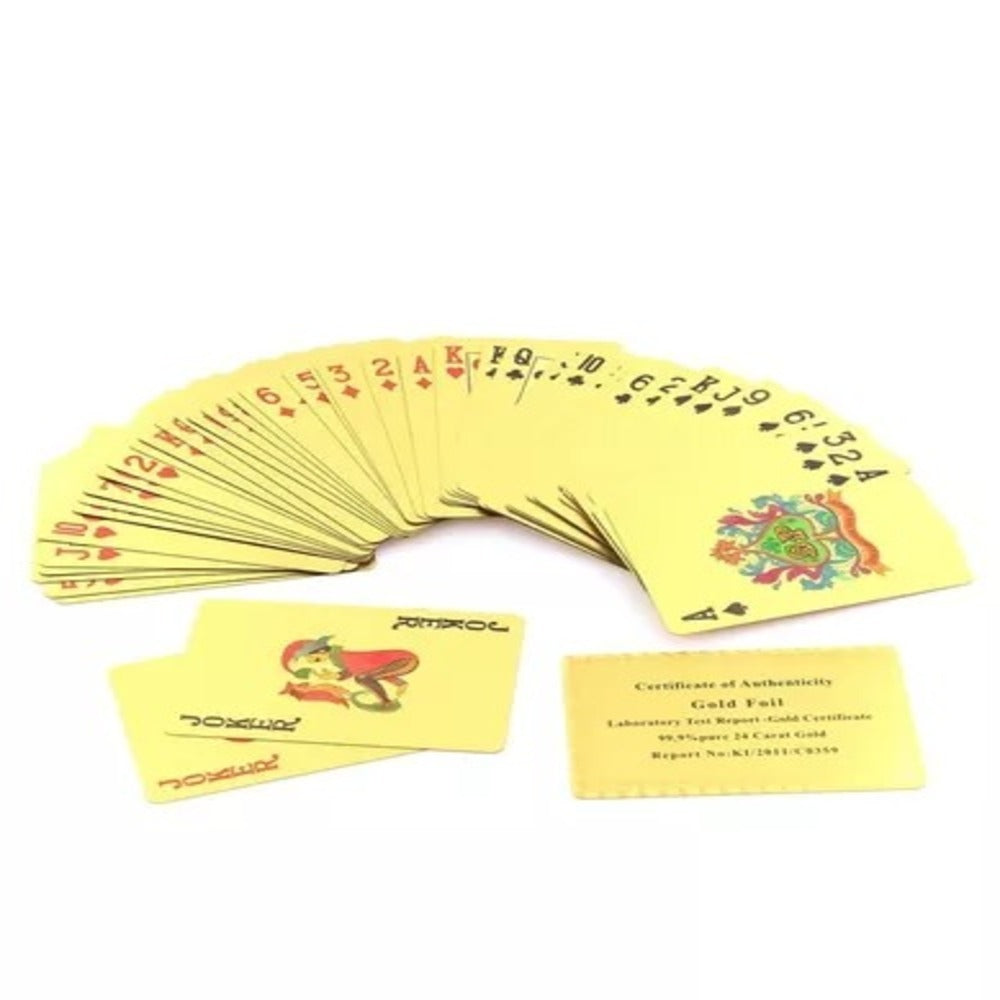 Cartas Doradas Poker+ Barajador Mezclado