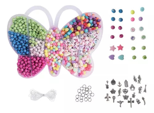 Kit para hacer pulseras de mariposa
