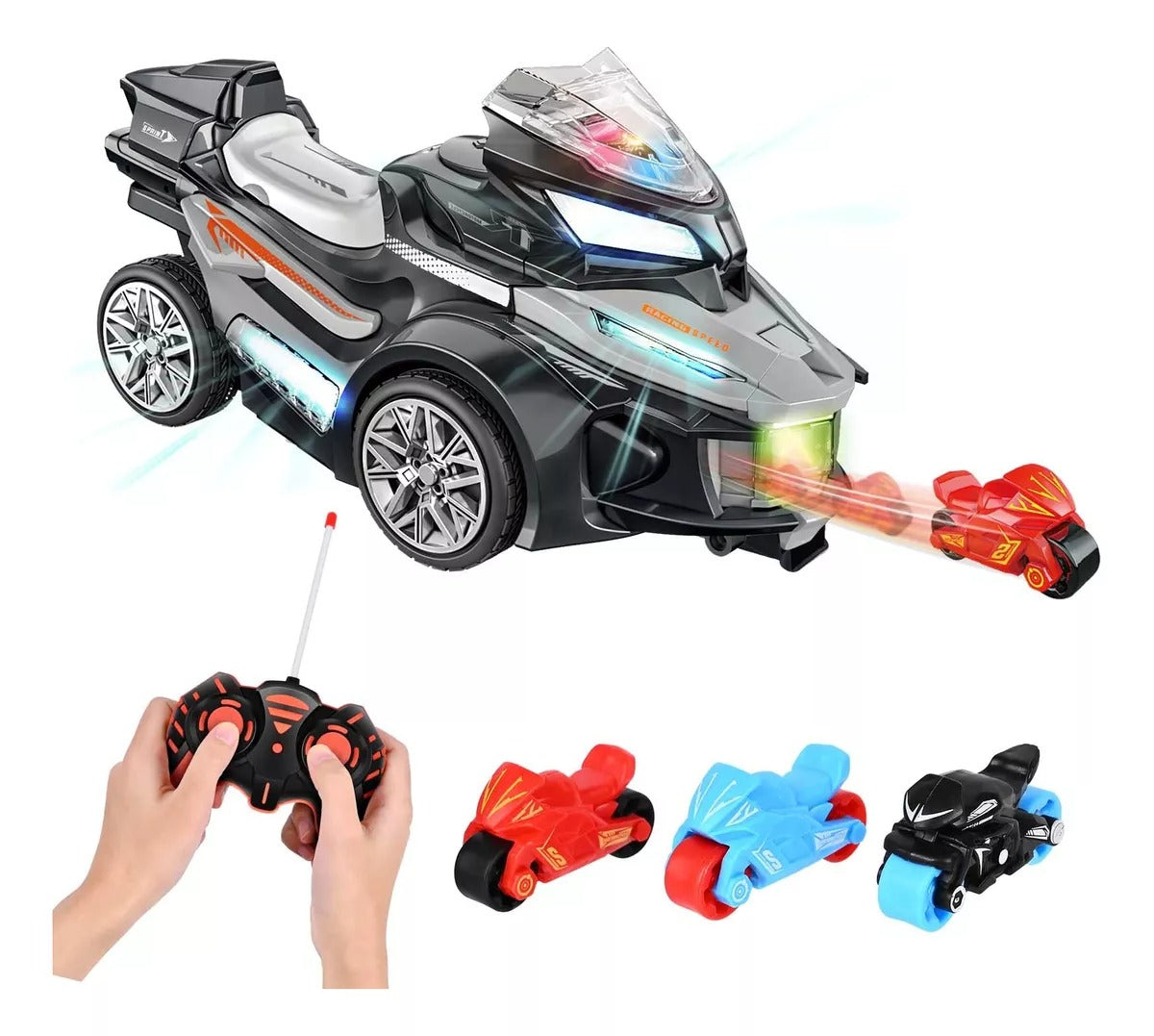 Moto control con luces