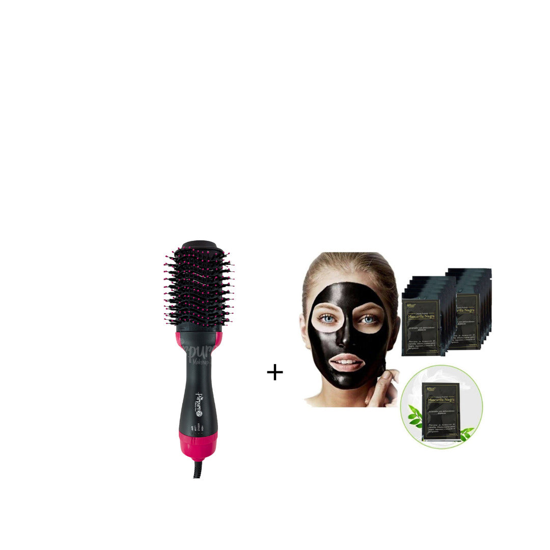 Combo cepillo secador + mascarilla x2