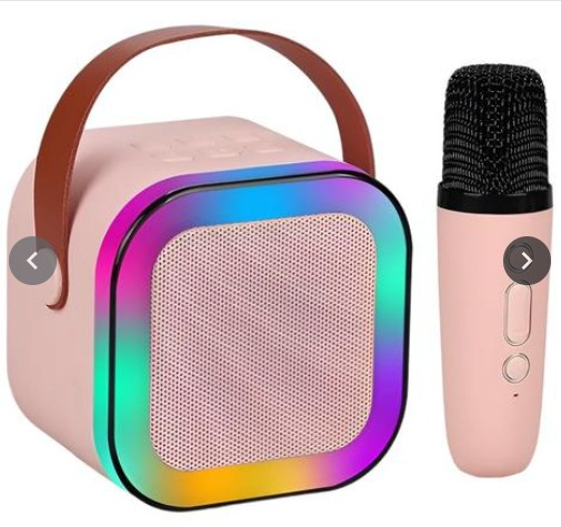 Mini parlante con microfono usb rgb