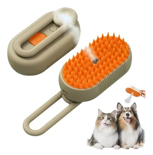 Cepillo Vapor Con Agarradera Mascotas