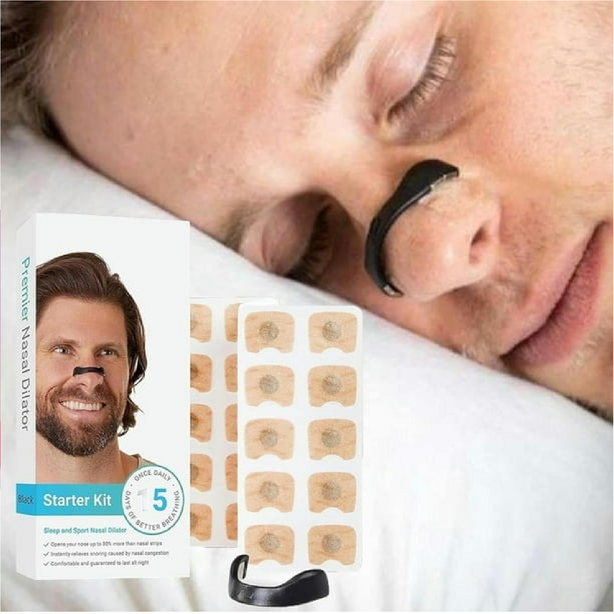 Dilatador Nasal para Sueño y Deporte