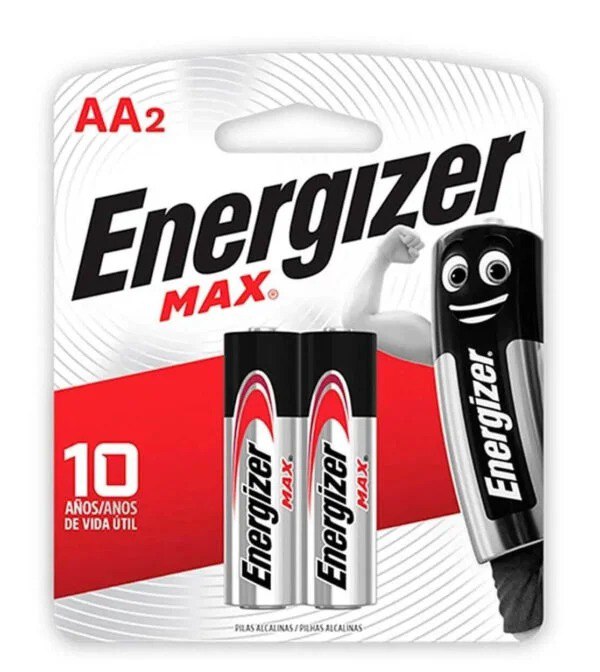 Pila Bateria Alkalina Aa x2 Und Energize