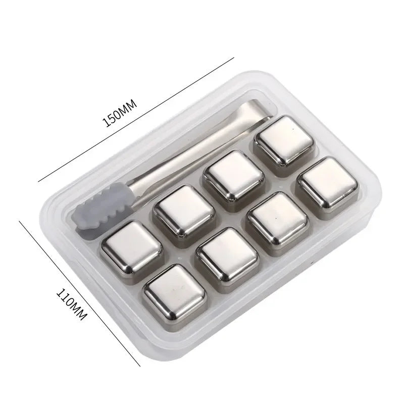 Set de cubos de hielo x8