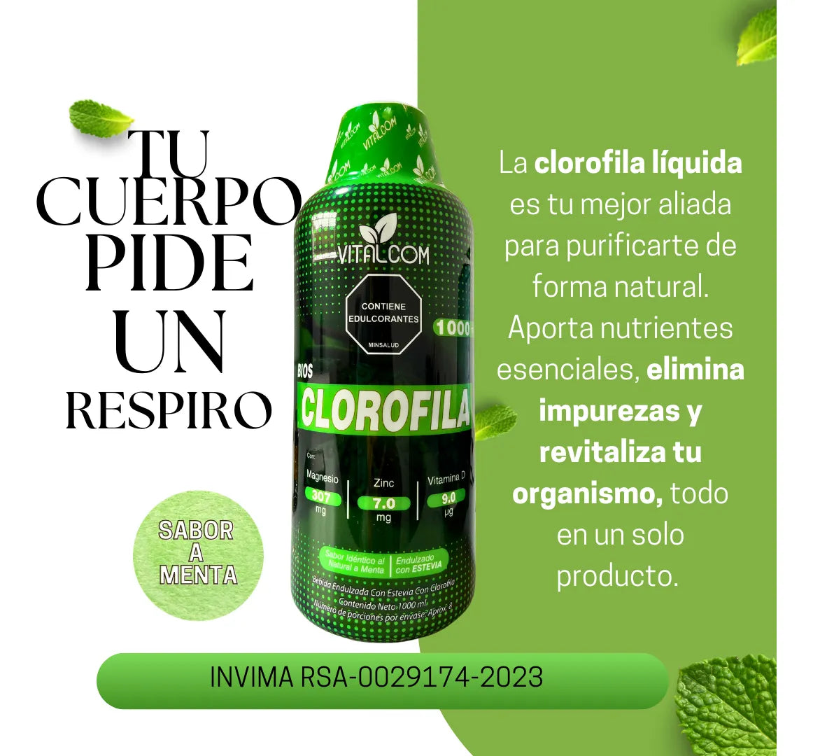 Bios clorofila 1000 ml