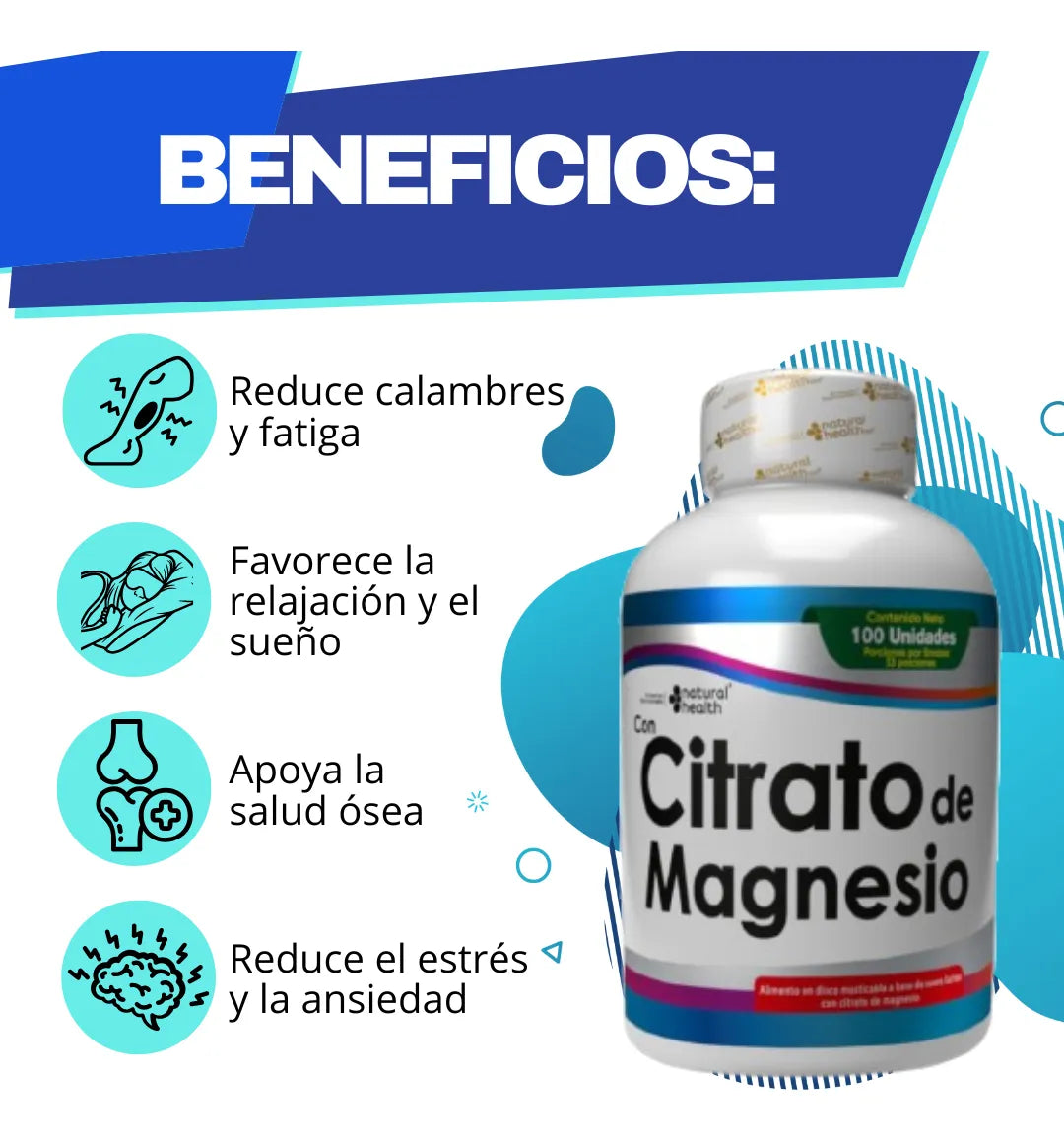 Citrato de magnesio natural