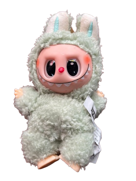 Labubu exiting macaron