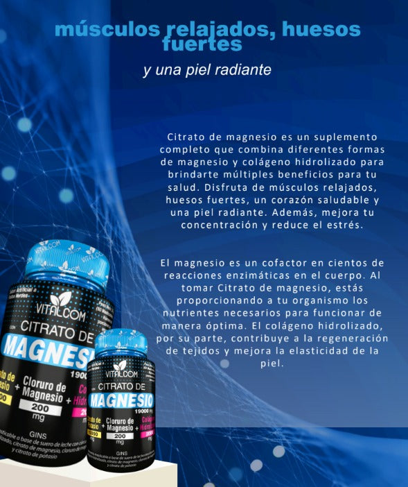 Citrato de magnesio capsulas