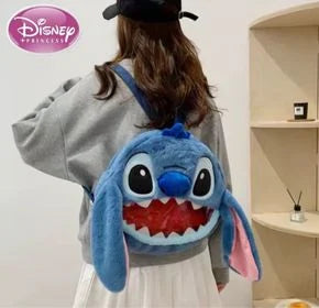 Bolso Peluche Stitch Cara