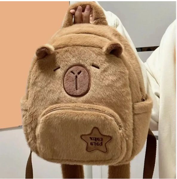 Mochila De Capibara Escolar Infantil