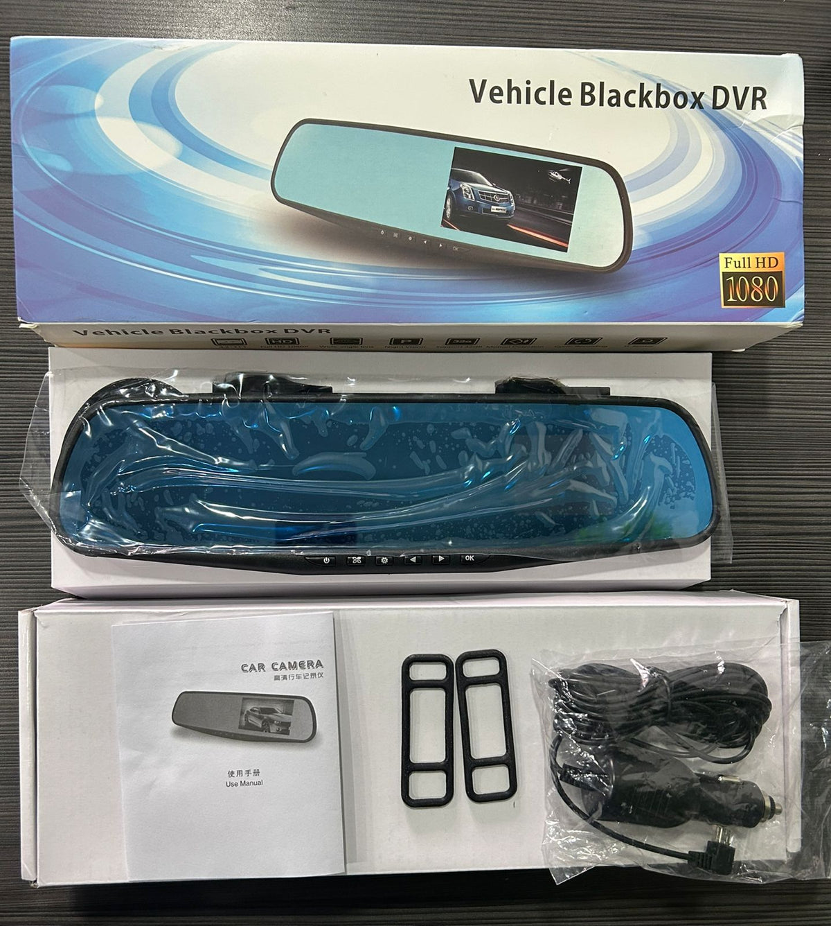 Espejo Retrovisor Full Hd Cámara